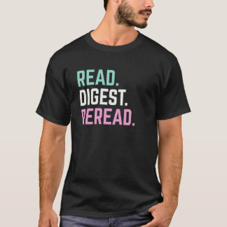 Camiseta Teto de Entusiastas de Livros e Educação