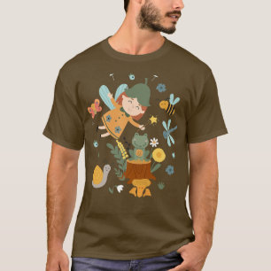 Camiseta Teto De Fada De Sapo De Algodão Estético, Cozinha