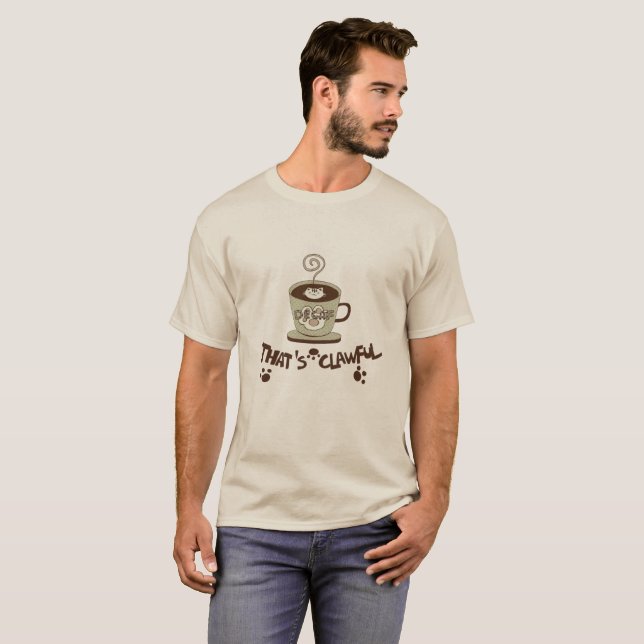 Camiseta Teto de gato-do-café (Frente Completa)