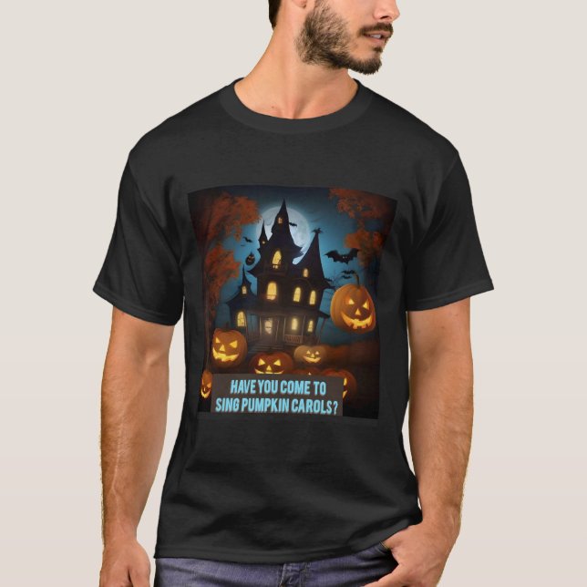 Camiseta Teto de Halloween Maciço (Frente)