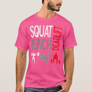 Camiseta Teto de Levantamento de Porte do Quadrado T Shirt