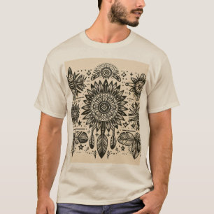 Camiseta Teto de Linhagem Nativa Americana