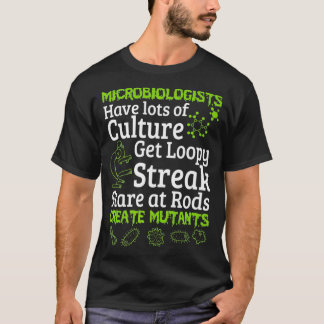 Camiseta Teto de Microbiologia Microbióloga