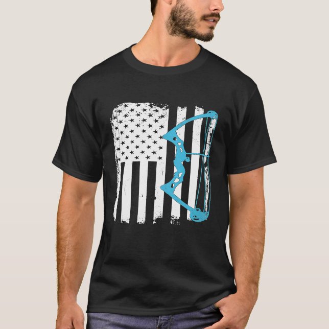 Camiseta Teto de Orgulho de Caçador de Bowhunter, Arco Comp (Frente)