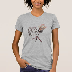 Camiseta Teto de Previsão de CHURRASCO de Cute Flaming