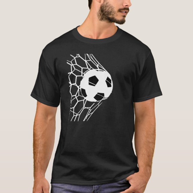 Camiseta Teto de Soccer Ball Goal Mens (Frente)