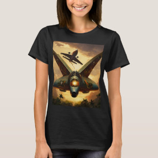 Camiseta Teto de Tatuagem Militar Moderna Ucraniano