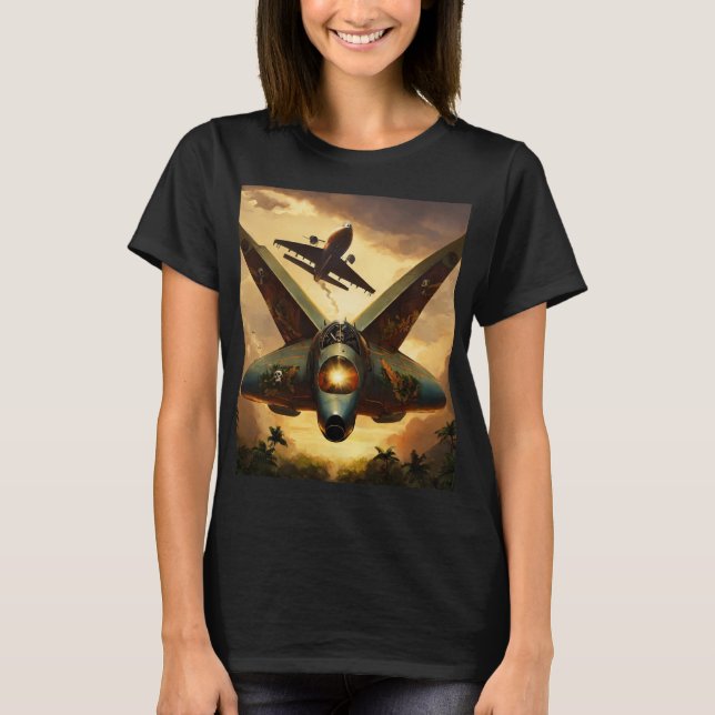 Camiseta Teto de Tatuagem Militar Moderna Ucraniano (Frente)