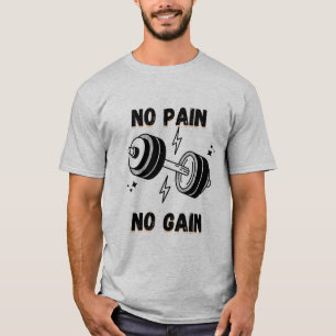 Camiseta Teto do Duro do comboio - Sem Dor Sem Ganho Declar