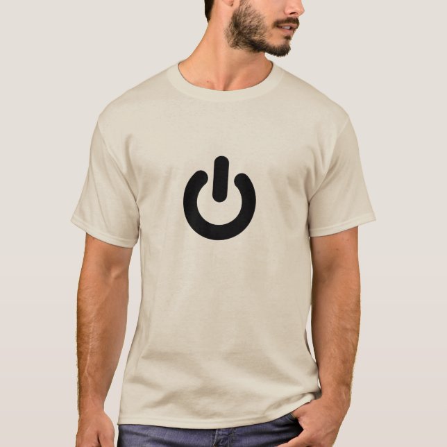Camiseta Teto do Geek "Ligar" (Frente)