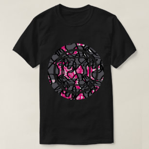 Camiseta Teto do Gráfico de Impressão de Escrivagem do Círc