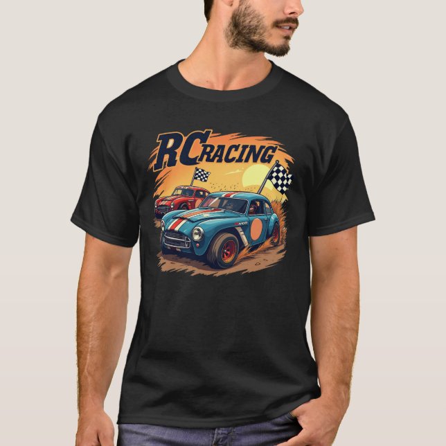 Camiseta Teto do Hobby da Corrida de Carro RC (Frente)
