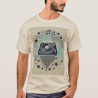 Camiseta Teto do logotipo Ascensão Star DJ