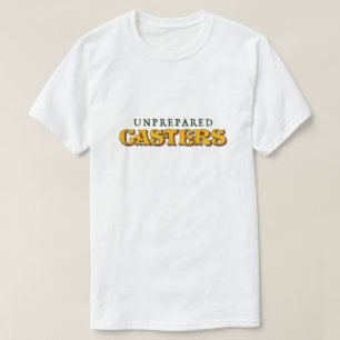 Camiseta Teto do logotipo Casters não preparado - Cor do C