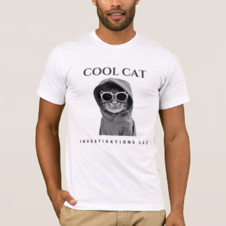 Camiseta Teto do logotipo legal Cat Investigations LLC