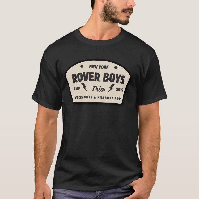 Camiseta Teto do logotipo Rover Boys Trio (Frente)