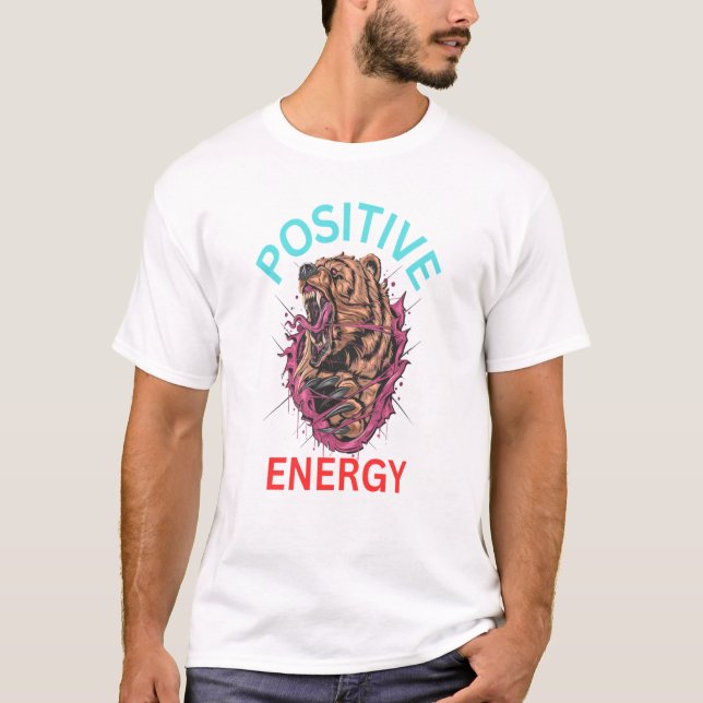 Camiseta Teto do Urso de Pulso Rosa (Frente)