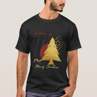Camiseta Teto Festivo Fir - Desejo-lhe um Feliz Natal