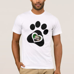 Camiseta Teto Fotográfico de Cão Personalizado - Presente d