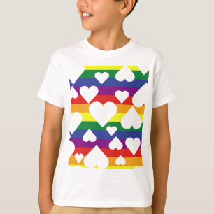 Camiseta Teto Gráfico Arco-Íris