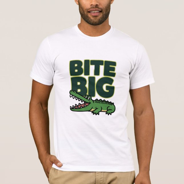 Camiseta Teto Gráfico Crocodilo (Frente)