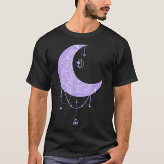Camiseta Teto Gráfico de Bruxas Celestial da Lua Fada