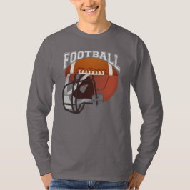 Camiseta Teto Gráfico De Capacetes De Futebol
