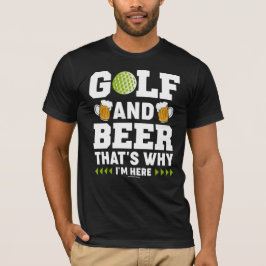 Camiseta Teto Gráfico de Cerveja Dourada e Engraçada