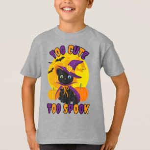 Camiseta Teto Gráfico de Gato Feliz e Bonito