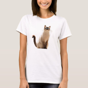 Camiseta Teto Gráfico de Gato legal Presente perfeito par