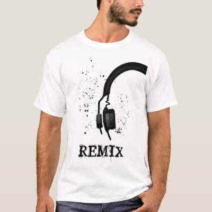Camiseta Teto Gráfico de Hop de Hip do Remix Rhythms