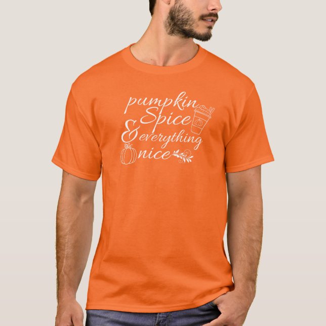 Camiseta Teto Gráfico de Pumpkin Bonito (Frente)