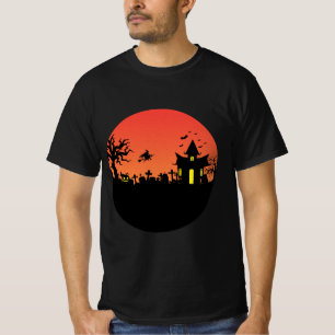 Camiseta Teto Gráfico do Estilo da Rua Negra