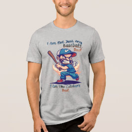 Camiseta Teto Gráfico Engraçado De Baseball - Não Apenas Pa