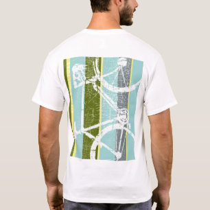 Camiseta Teto legal de Bicicleta com faixas verticais