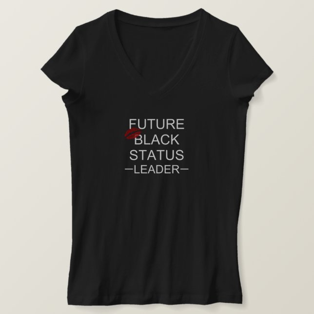 Camiseta Teto Líder do Estado Negro Futuro (Frente do Design)