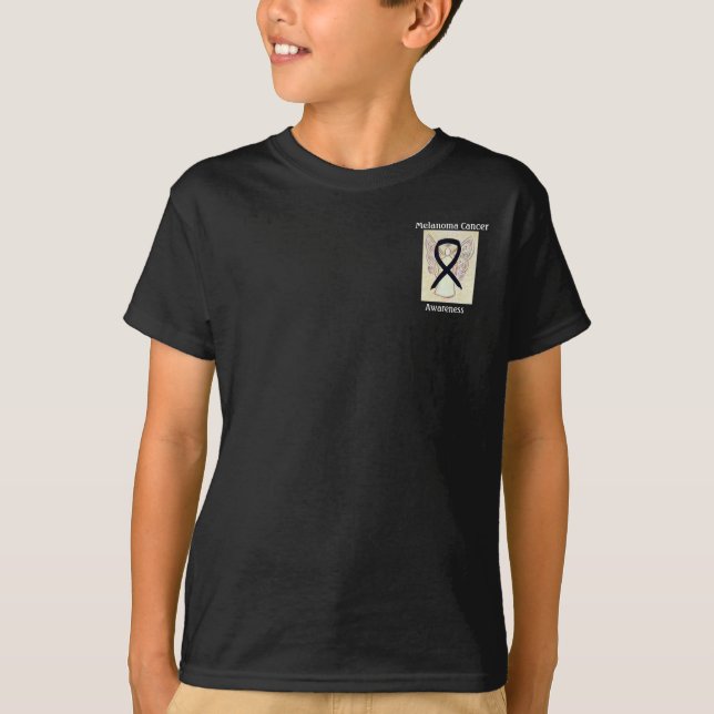 Camiseta Teto Personalizado Anjo de Conhecimento do Cancer  (Frente)