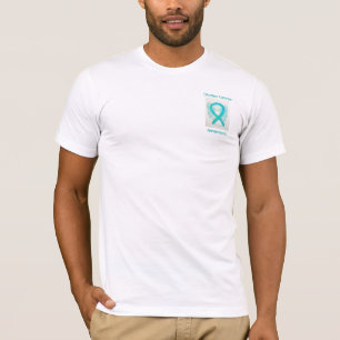 Camiseta Teto personalizado de anjo da fita de sensibiliza