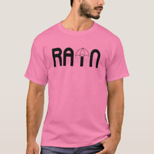 Camiseta Teto Rain Text - Víblias Calmas e Refletivas para