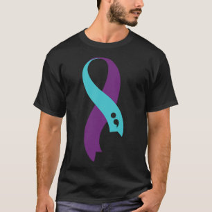 Camiseta Teto Roxo - Fita Semicolão - Prevenção Suicida Aw
