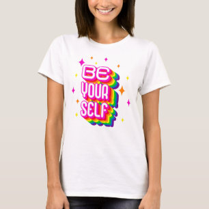 Camiseta Teto "Seja Você Mesmo" - Série Pintada de Pulveriz