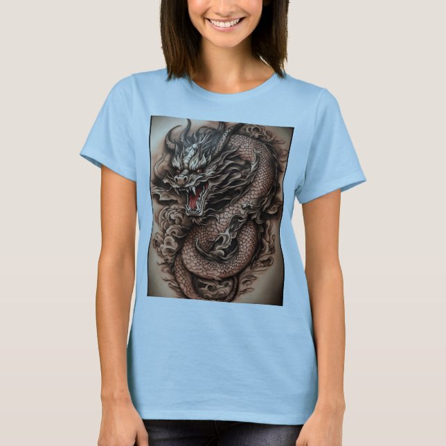 Camiseta "Teto Sonho do Dragão Whimsical" (Frente)