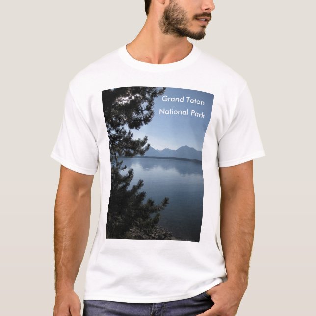Camiseta Teton grande, parque nacional (Frente)
