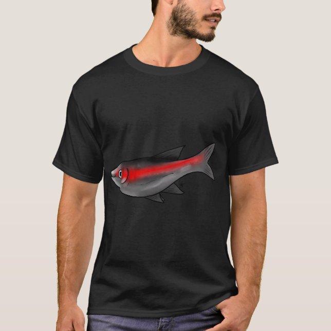 Camiseta Tetra Glowlight Peixe (Frente)