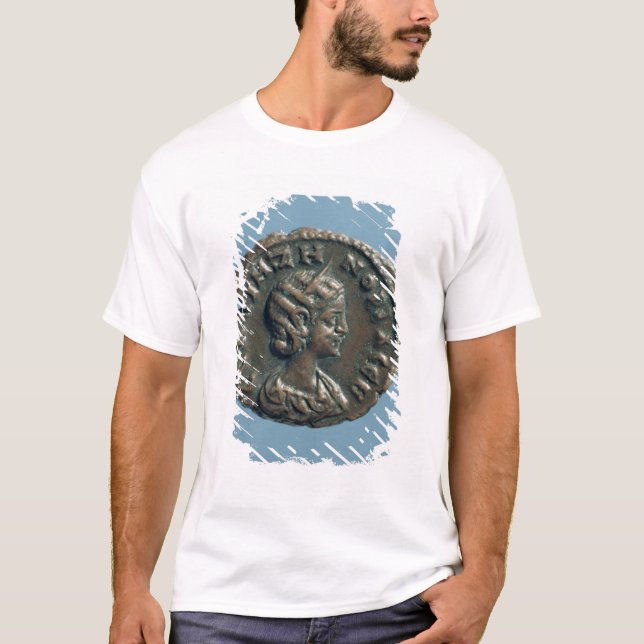 Camiseta Tetrachm de Zenobia, rainha do Palmyra (Frente)