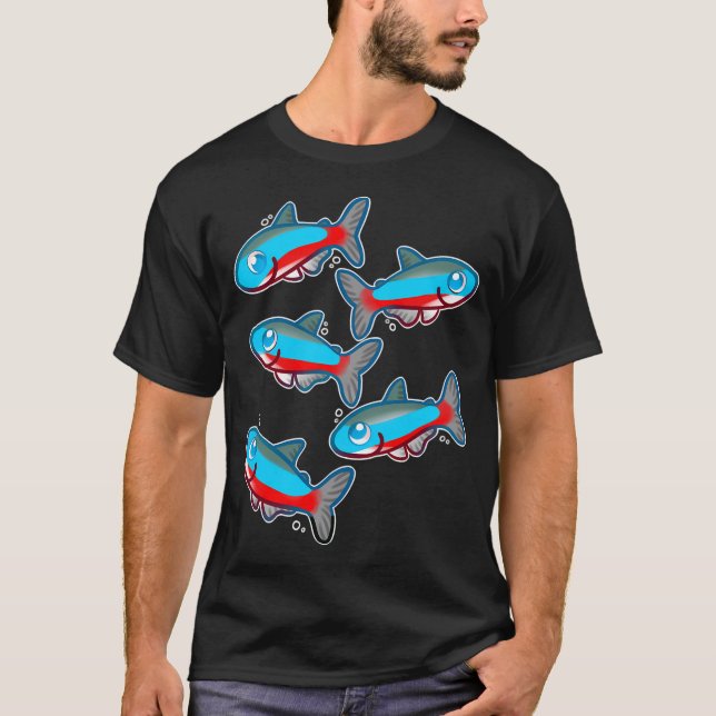 Camiseta Tetras-cardinais (Frente)