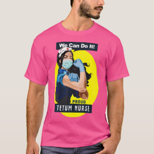 Camiseta Tetum Orud Trabalhador Da Frontline Rosie Riveter 