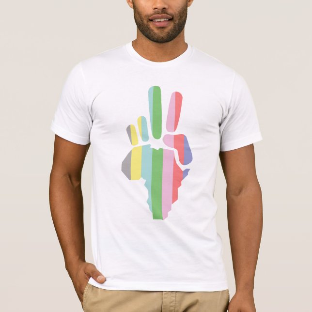 Camiseta Tevê da paz de África (Frente)