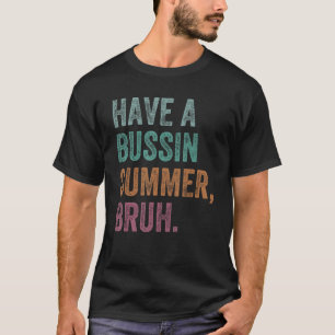Camiseta Teve Um Professor De Vintagem De Bruh De Bussin Su