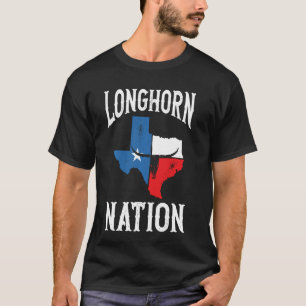 Camiseta Texan Funny Longhorn Nation Texas